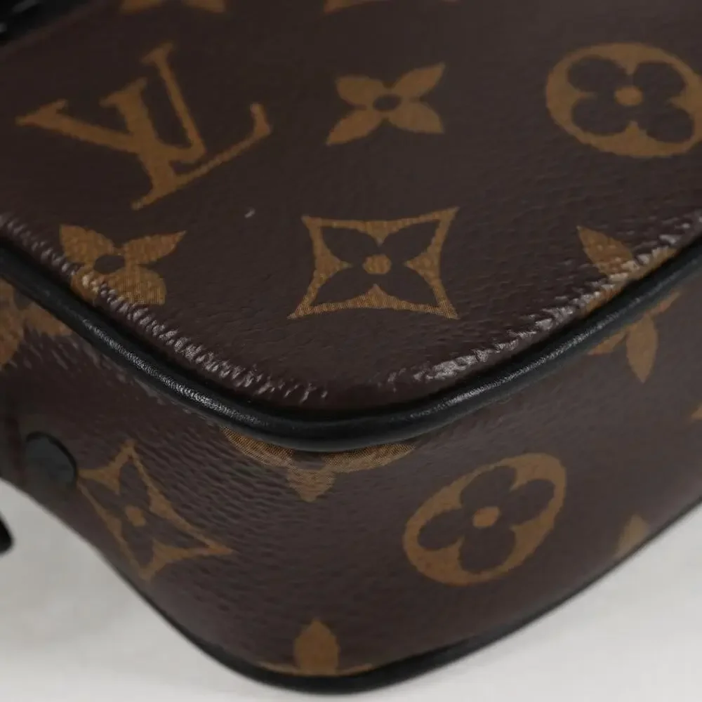Louis Vuitton Monogram Solar Powered Ray Pochette Volga Clutch Bag Brown